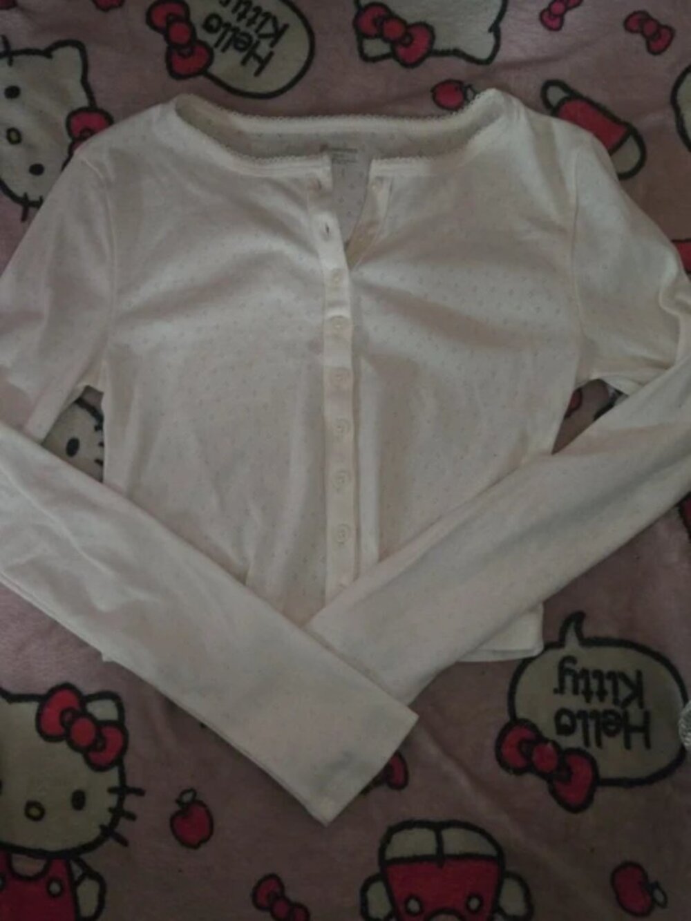 White henley noboundries long sleeve